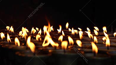 Candles - close view