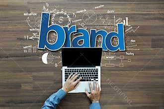 Brand identity ideas concept