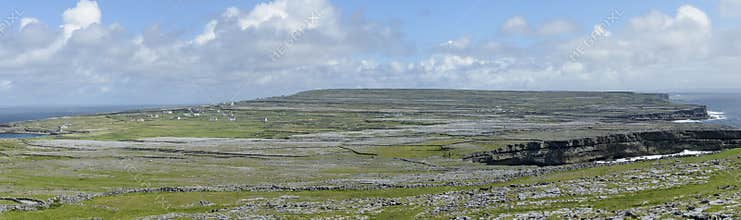 Inishmore panorama, Aran Islands, Ireland, Europe