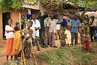 2nd Nov 2008. Refugees from DR Congo