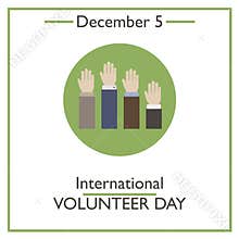 International Volunteer Day. December 5