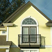 House Detail Yellow Siding