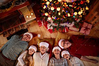 Christmas time spent with family