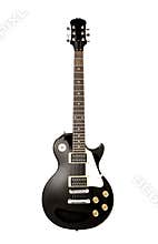 Electric guitar on white