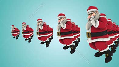 Group of Santa hip hop dance 3