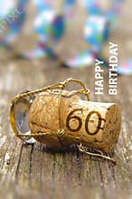 Congratulations to the 60th birthday