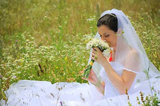 Bride living the magic of her wedding day