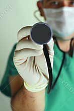 Doctor with stethoscope