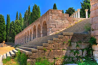 Ancient ruins in Greece