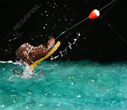 What disappointment! a shoe instead of a fish