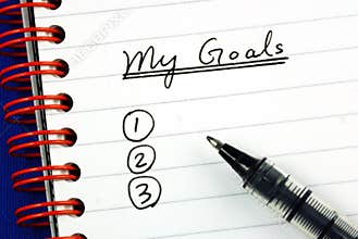 My goals list