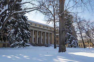 Colorado State University Administration Building in Fort Collins, Colorado