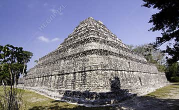 Mayan Ruins near Costa Maya Mexico