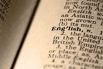 The word English