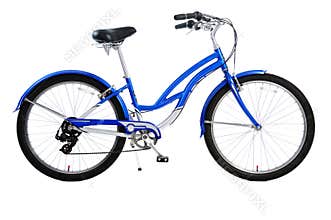 Bicycle isolated