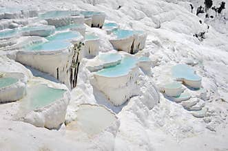 Travertine pools at Pamukkale
