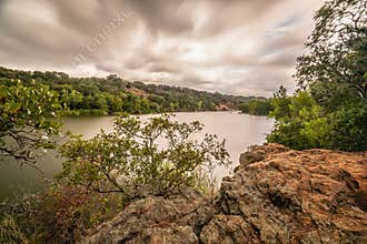 Inks Lake Burnet County Texas before the storm