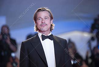 Brad Pitt attends the red carpet