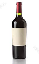 Wine bottle isolated