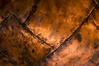 Bronze metal texture