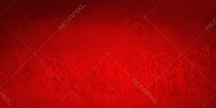 Red background with vintage texture, old Christmas paper with abstract textured dark border in elegant solid design, red website