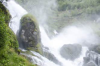 Norway - Jostedalsbreen National Park - Waterfall
