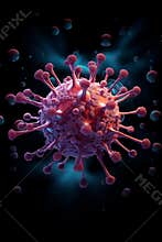 a corona corona coronavirus, an abstract 3d computer generated illustration royalty illustration