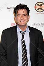 Charlie Sheen arrives at the FX Summer Comedies Party