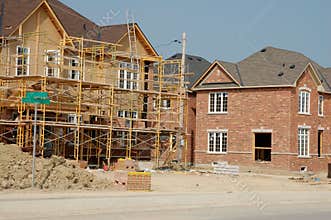 New house construction