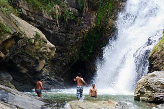 Ravana Falls - the widest waterfalls in Sri Lanka