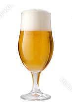 Belgian Ale (Beer) Isolated with clipping path