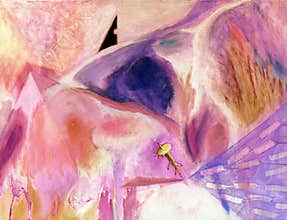 Abstract painting oil on canvas