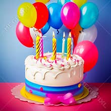 Happy birthday ice cream Cake new design
