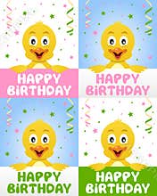 Happy Birthday Cute Chick