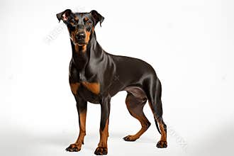 Doberman Guard dog clipart