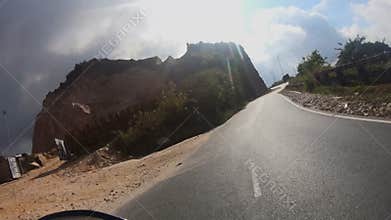 Dark cumulus cloud while making time-lapse, Meghalaya