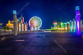 Cardiff, Wales, September 16, 2022: Roald Dahl plass at Mermaid