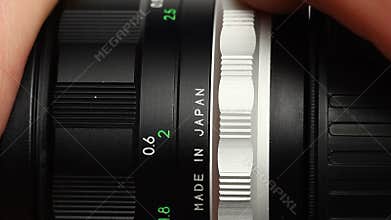 Old Japan lens video