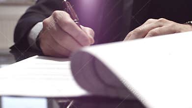 Manager Signs Contract