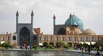 Imam Mosque (Shah Mosque) in Naqsh-e Jahan Square, Isfahan, Iran