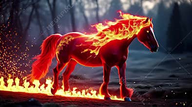 Year of the Fire Horse, a majestic symbol of good luck and strength.