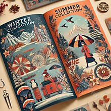 A catalog updated for specific seasons such as Winter Collectio