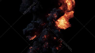 Fire explosion opener, revealer, transition