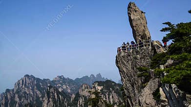 The famous spot in Yellow Mountain,