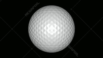 3D Animation of a Golf Ball