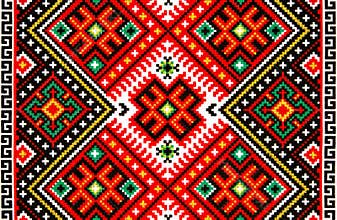 Ukrainian ornament embroidery