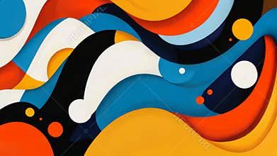 Explore a vibrant D design of Astro Dots, featuring a modern cartoon style with textured details for visual impact