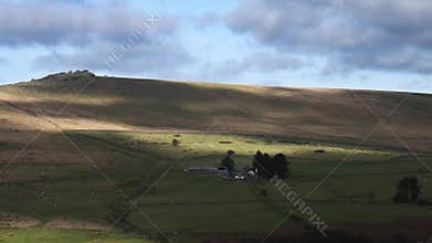 Wonderful dappled light over Dartmoor