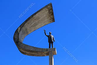 Memorial JK - Futuristic Brazilian President Memorial Statue