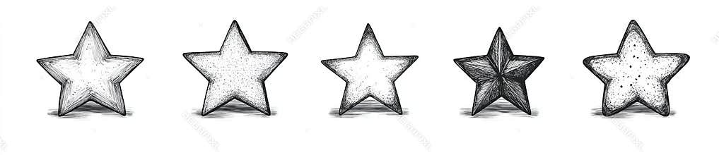 On a light background, a star symbol glows with a luminous, sparkling, and clean appearance, characterized by an
